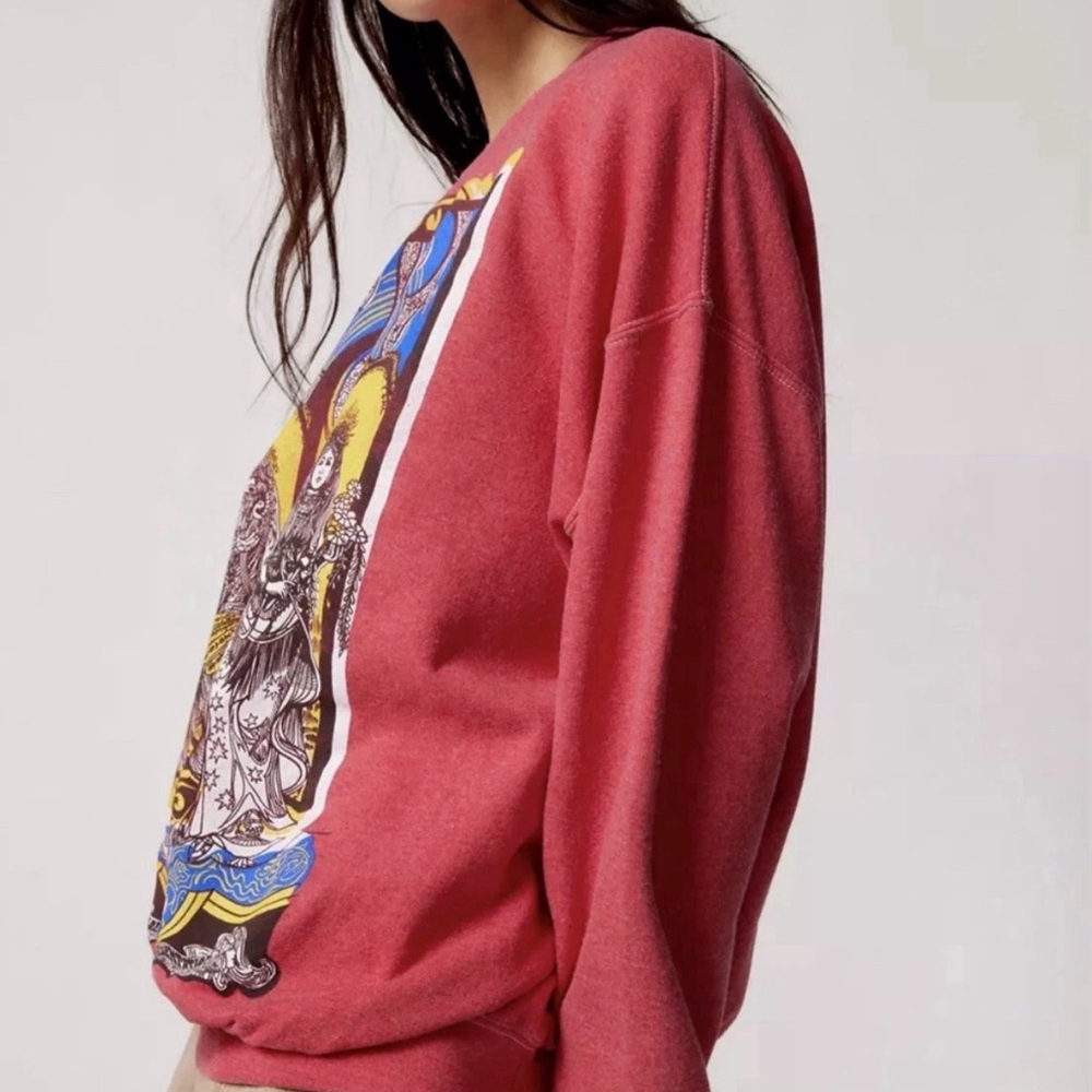 Urban Outfitters THE DOORS Graphic Crewneck Sweatshirt Classic Rock Grunge O/S - Picture 2 of 5